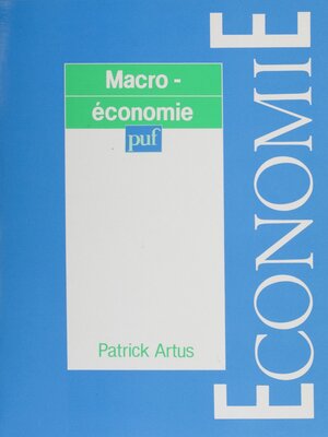 cover image of Macroéconomie